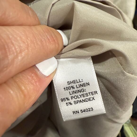 Banana Republic Tan Mini Pencil Skirt Sz 6 - Picture 6 of 12